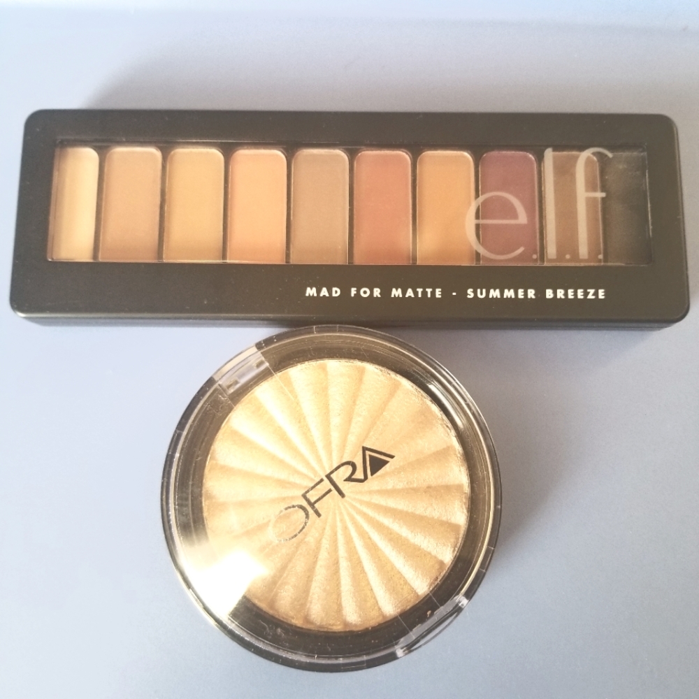 Elf Eyeshadow and Ofra Highlighter